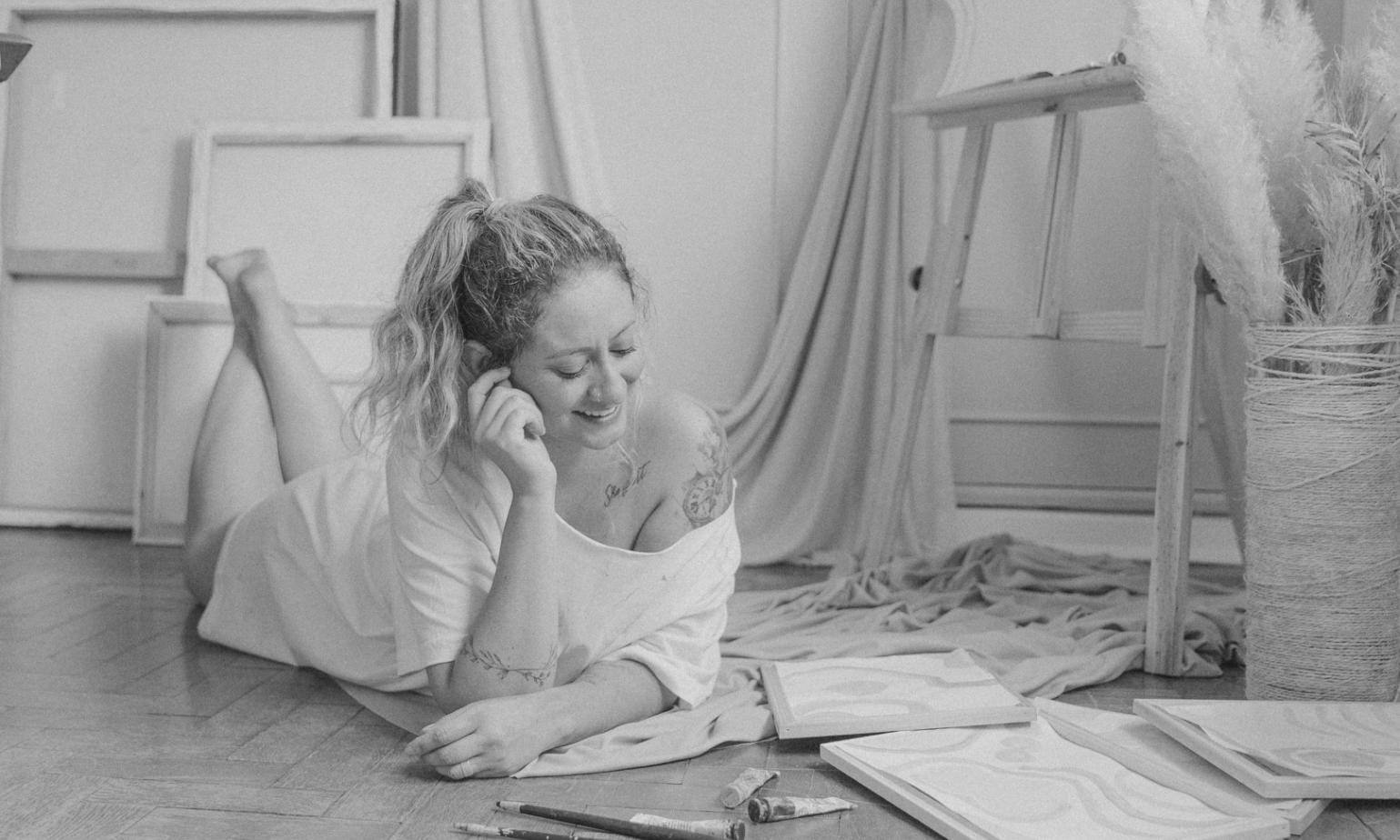 Kreative Arbeitsumgebung für digitale Illustration